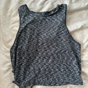Lululemon cinch back crop top